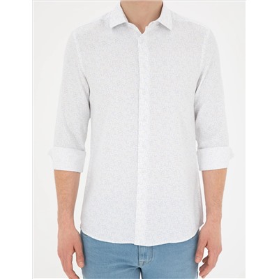 Limon Slim Fit Uzun Kollu Gömlek