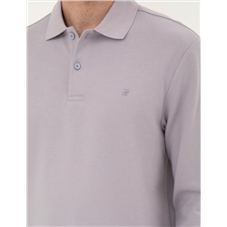 Lila Slim Fit Basic Sweatshirt