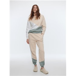 Colour block hoodie