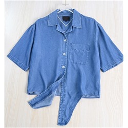 Женская  джинсовая рубашка ТОММИ ХИЛФИГЕ*Р