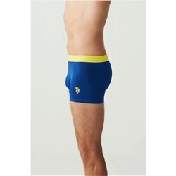 U.S. Polo Assn. Pamuklu & Likralı, Çok Renkli Erkek 3'lü Boxer Set 80170
