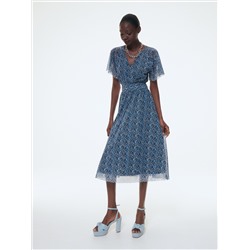 Kleid mit dekorativen Ärmeln