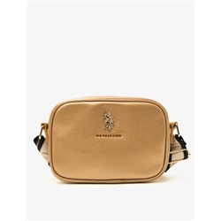 CLASSIC ZIP METALLIC CROSSBODY BAG