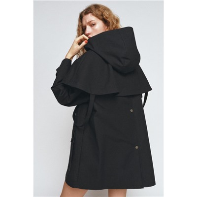 TRENCH CAPUCHA CUELLO CONTRASTE ZW COLLECTION LIMITED EDITION