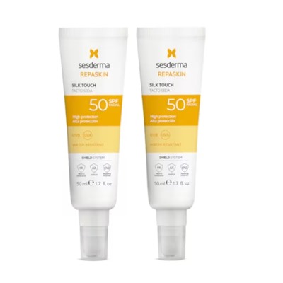 Repaskin Tacto Seda SPF50 2x50 ml