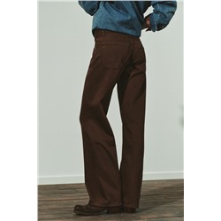 TRF WIDE-LEG LOW-RISE JEANS