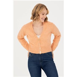 Kadın Pudra Triko Hırka