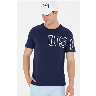 Erkek Lacivert Bisiklet Yaka Tişört