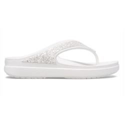 Women's Crocs Sloane Glitter Wedge Flip