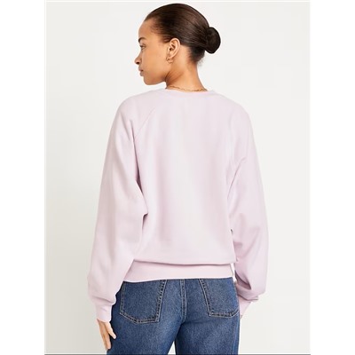SoComfy Crew-Neck Graphic Sweatshirt