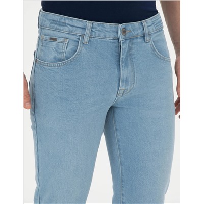 Açık Mavi Slim Fit Jean Pantolon