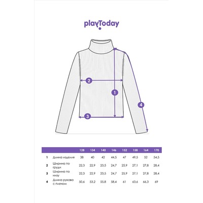 Водолазка PLAYTODAY, 1047544