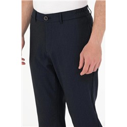 Erkek Lacivert Kanvas Pantolon