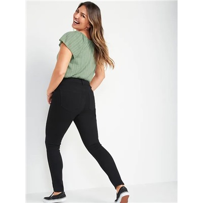 High-Waisted Super Skinny Black Jeans for Women