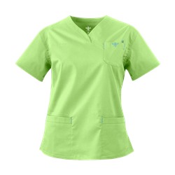 Med Couture Scrubs Sport Neckline Top