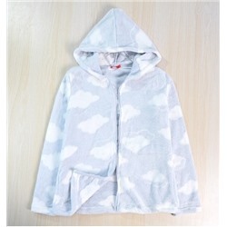 Женская кофта с капюшоном и застежкой-молнией