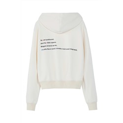 Sudadera con capucha Crudo