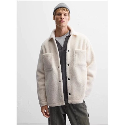 Мужская меховая куртка рубашка ЗАР*А