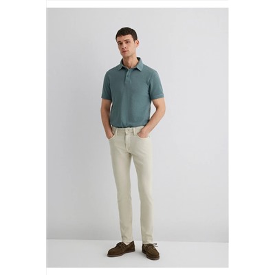 Mavi James Ekru Comfort Gabardin Pantolon 0042431024