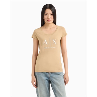 PIMA COTTON PRINT SHORT SHORT T-SHIRT