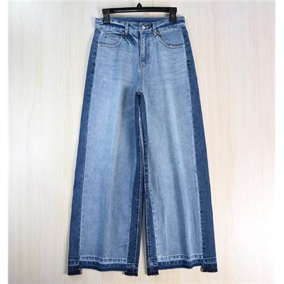 Широкие брюки с высокой талией