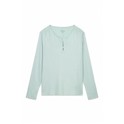 Camiseta manga larga 100% algodón verde