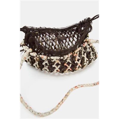 BRAIDED KNIT MINI BAG