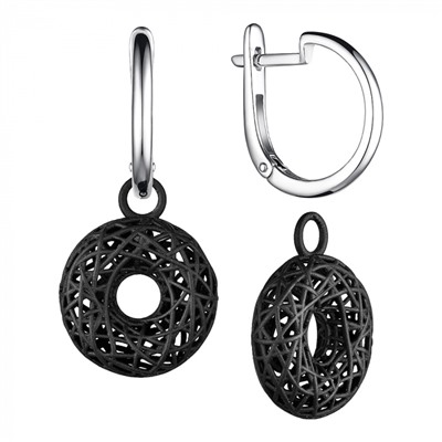 Серьги серебро 52954SG