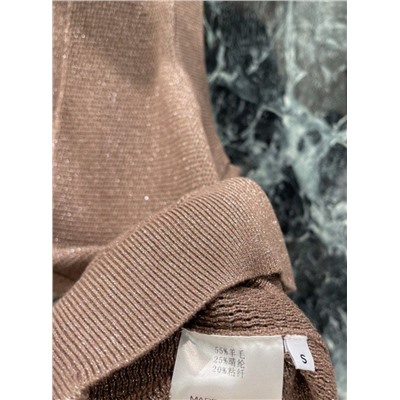 Новинка Женский вязанный жилет с элегантным блеском