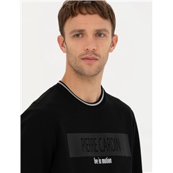 Siyah Regular Fit Sweatshirt