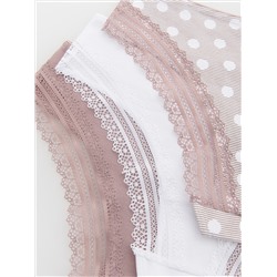 3er-Pack Hipsterpantys aus Baumwolle