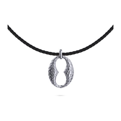 Колье-чокер Рептилия (покрытие родий) 40-47см, Есть комплект