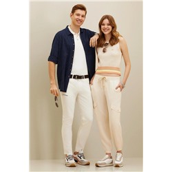 Kadın Krem Pantolon