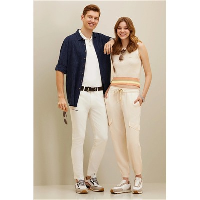 Kadın Krem Pantolon