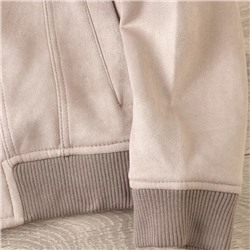 Бомбер из качественной мягкой  искусственной замши. Бренд не разглядела. Продавец пишет, что экспорт  Материал: иск. замша