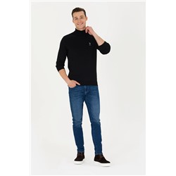 Erkek Siyah Basic Kazak