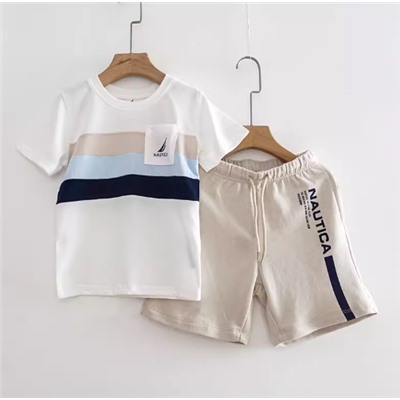 Хлопковый костюм для мальчиков на лето