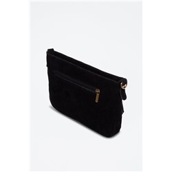 Bandolera de nobuk Arre - Negro