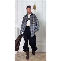 Женская свободная рубашка в клетку  Chrom*e Heart*s