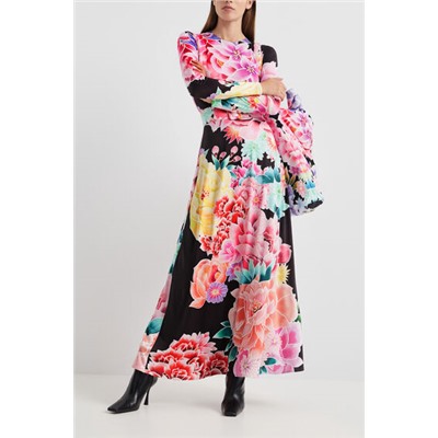 Vestido largo flores