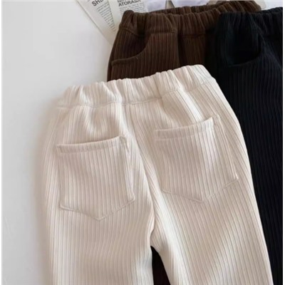 Бархатные брюки клеш для девочек