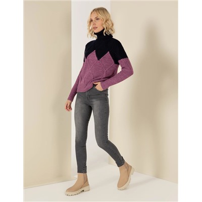 Koyu Gri Skinny Fit Jean Pantolon
