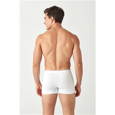 U.S. Polo Assn. Erkek Beyaz - Lacivert 2 Li Boxer 80370