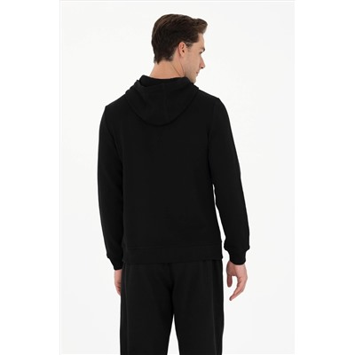 Erkek Siyah Sweatshirt