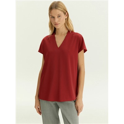 Блуза из костюмной ткани, B2781/lukum