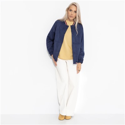 Бомбер на пуговицах, Любуйся мной (темно-синий)