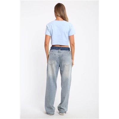 83908 укороченная футболка женская