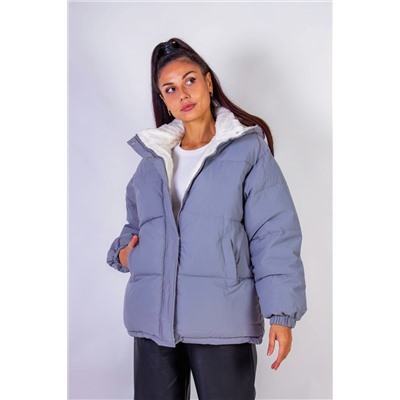 Куртка на меху с капюшоном Евро-зима  арт.506