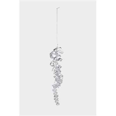 Игрушка елочная, 15 см, акрил, Хрустальная сосулька, Event