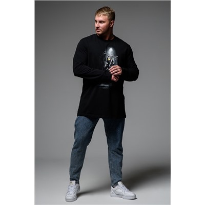 8533 футболка с дл.рукавом мужская